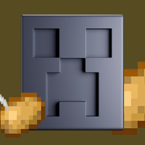 مزرعه سیب‌زمینی در بازی Minecraft