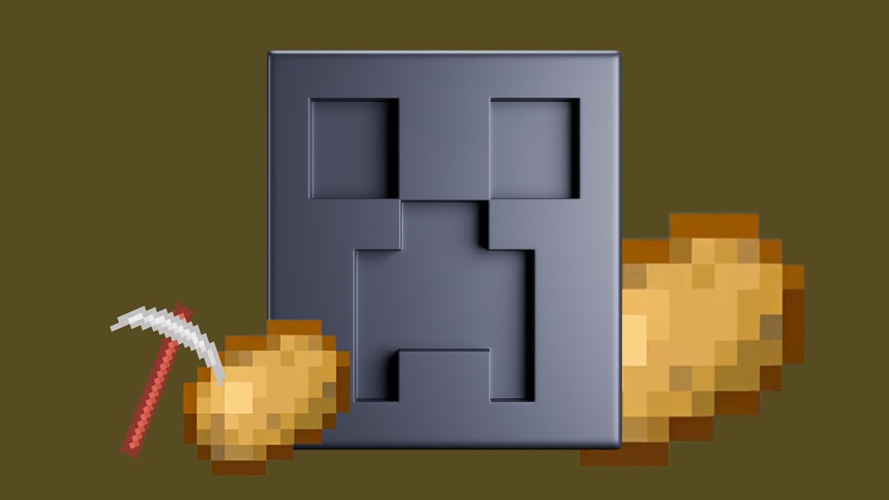 مزرعه سیب‌زمینی در بازی Minecraft