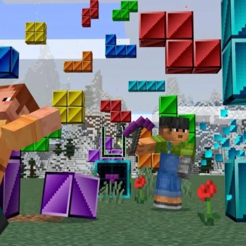 ماینکرفت با تتریس