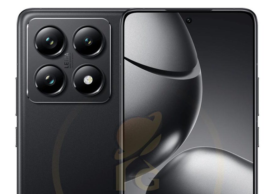 تصویر منتسب به شیائومی 14T پرو از نمای روبرو