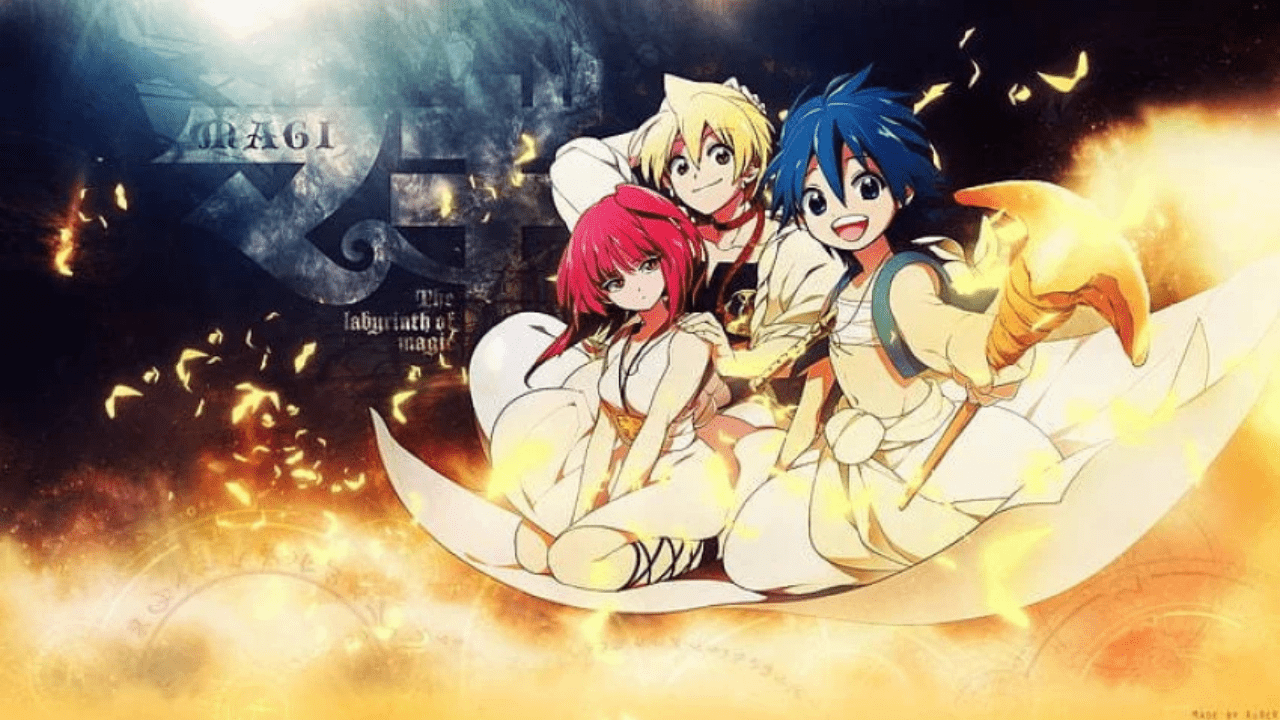 انیمه مگی: هزارتوی سحر و جادو