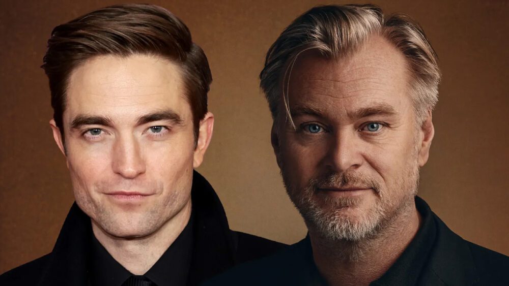 رابرت پتینسون و کریستوفر نولان