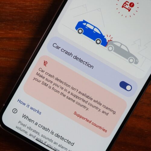 گلکسی S25 تشخیص تصادف