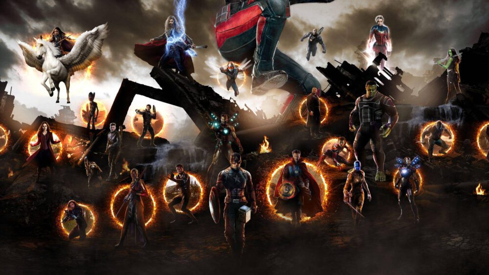 صحنه مشهور Avengers: Endgame