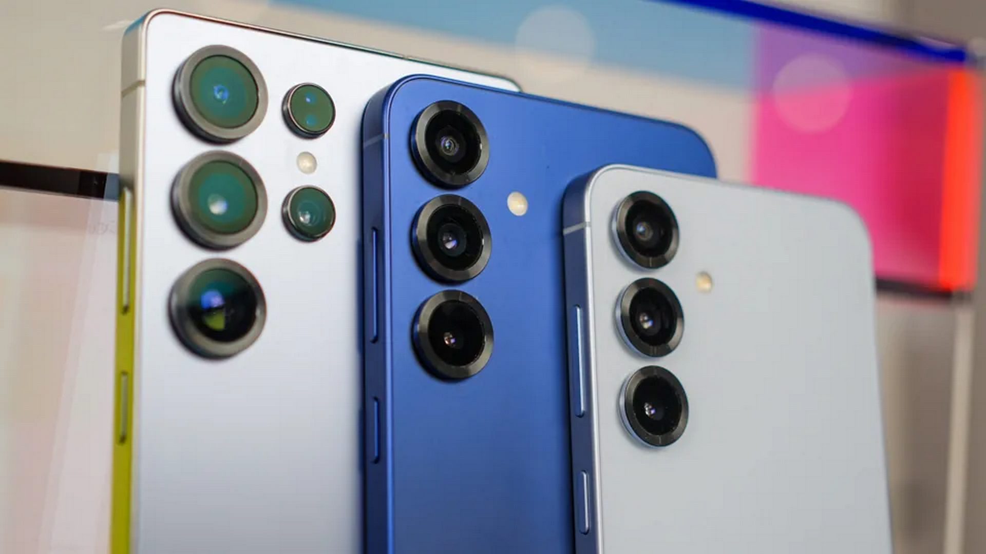 مقایسه دوربین سری گلکسی S25