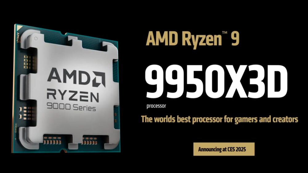 پردازنده Ryzen 9 9950X3D و Ryzen 9 9900X3D