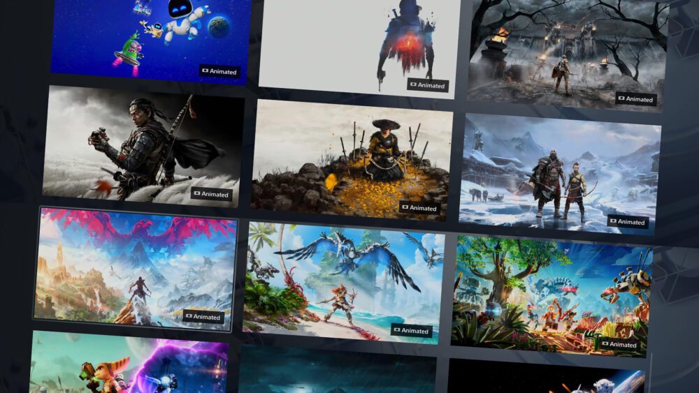 پس زمینه متحرک پلی استیشن ۵