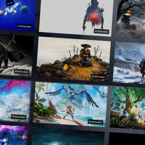 پس زمینه متحرک پلی استیشن ۵