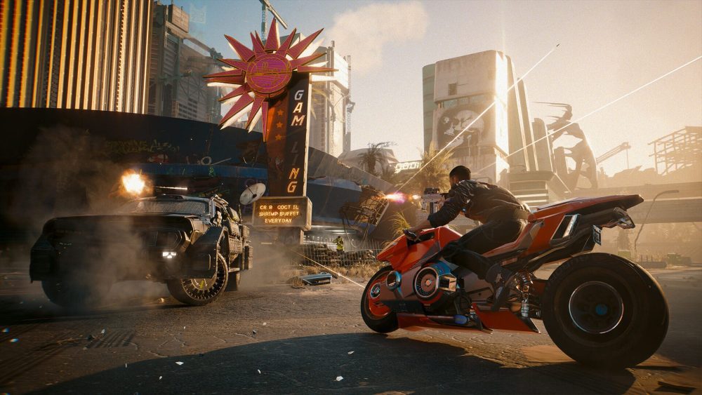 بازی Cyberpunk 2077 دوربین سوم شخص