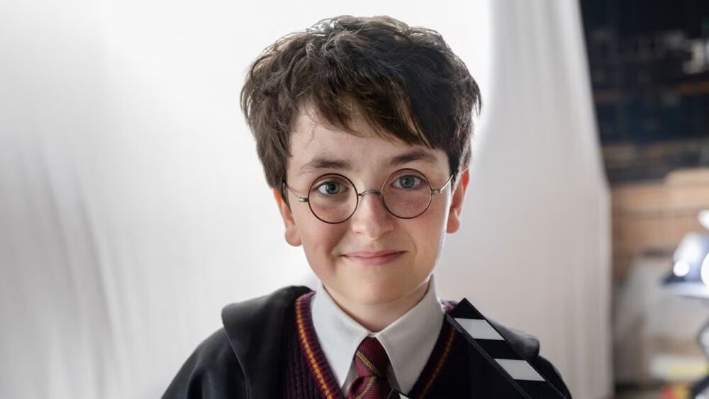 دامبلدور و هری پاتر در سریال Harry Potter