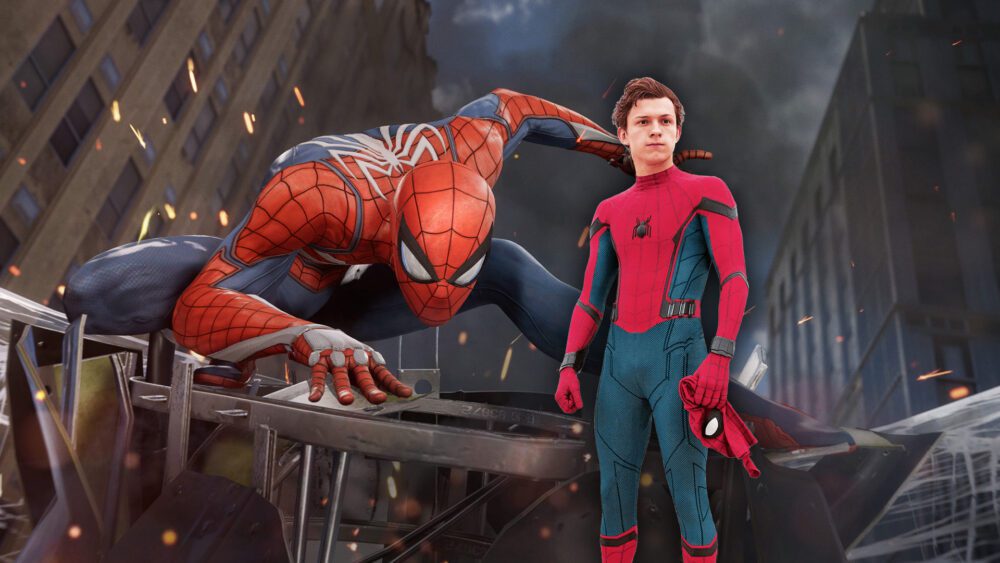 صحنه هلی کوپتر بازی Spider-Man