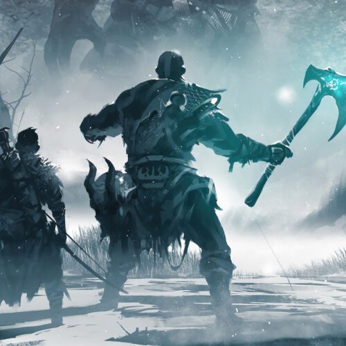 تصویر از کریتوس و آترئوس در سریال God of War خدای جنگ