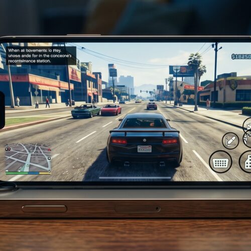 بازی GTA 5 جی تی ای ۵ برای آیفون