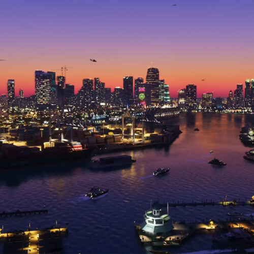 ویدیوی جدید گیم پلی بازی GTA 6 جی تی ای ۶ و شهر وایس سیتی
