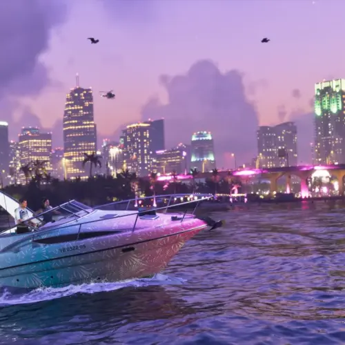 ویدیوی جدید GTA 6 جی تی ای ۶ پرواز وایس سیتی شب